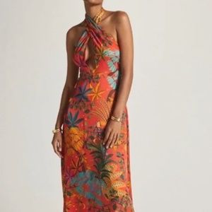 Farm Rio x Anthropologie Halter dress
